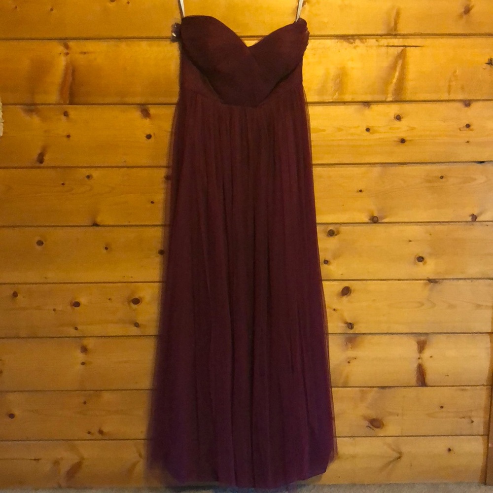 Jenny Yoo Anabelle Convertible Dress Black Cherry